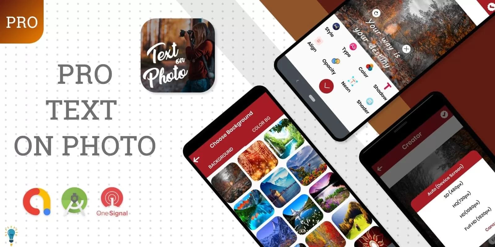 Text to Pic –  Text on Photo – New Version – Android UI Kit