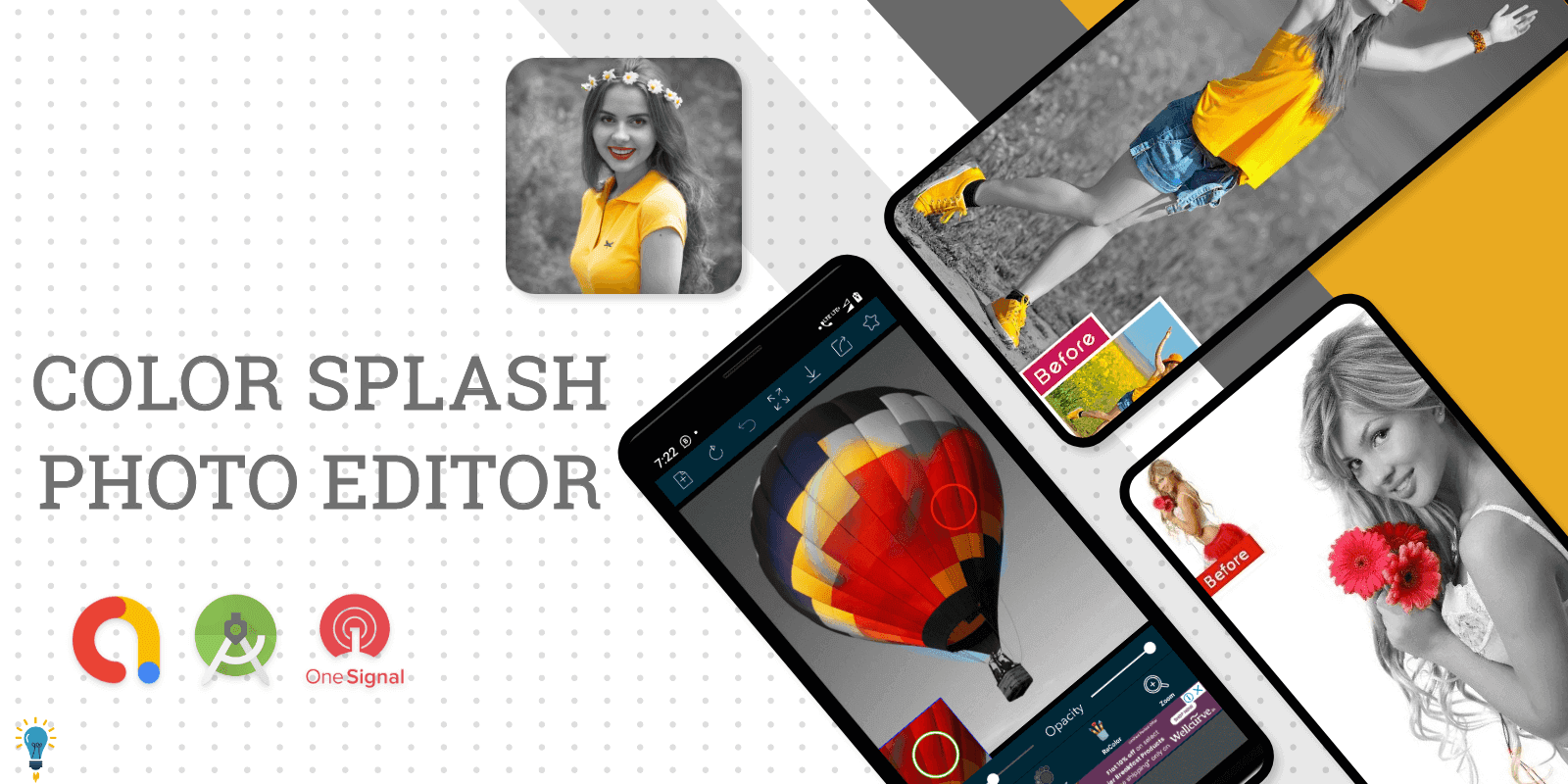 Color Splash Effects – Android UI template