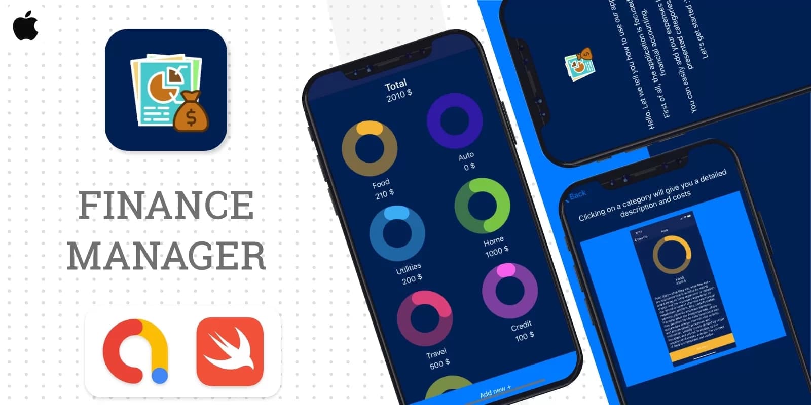FinanceTracker-  Finance Manager – iOS source Code
