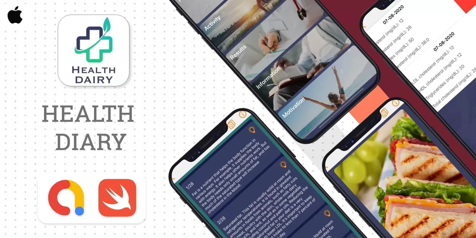 HealthTracker –  Health Diary – iOS source Code