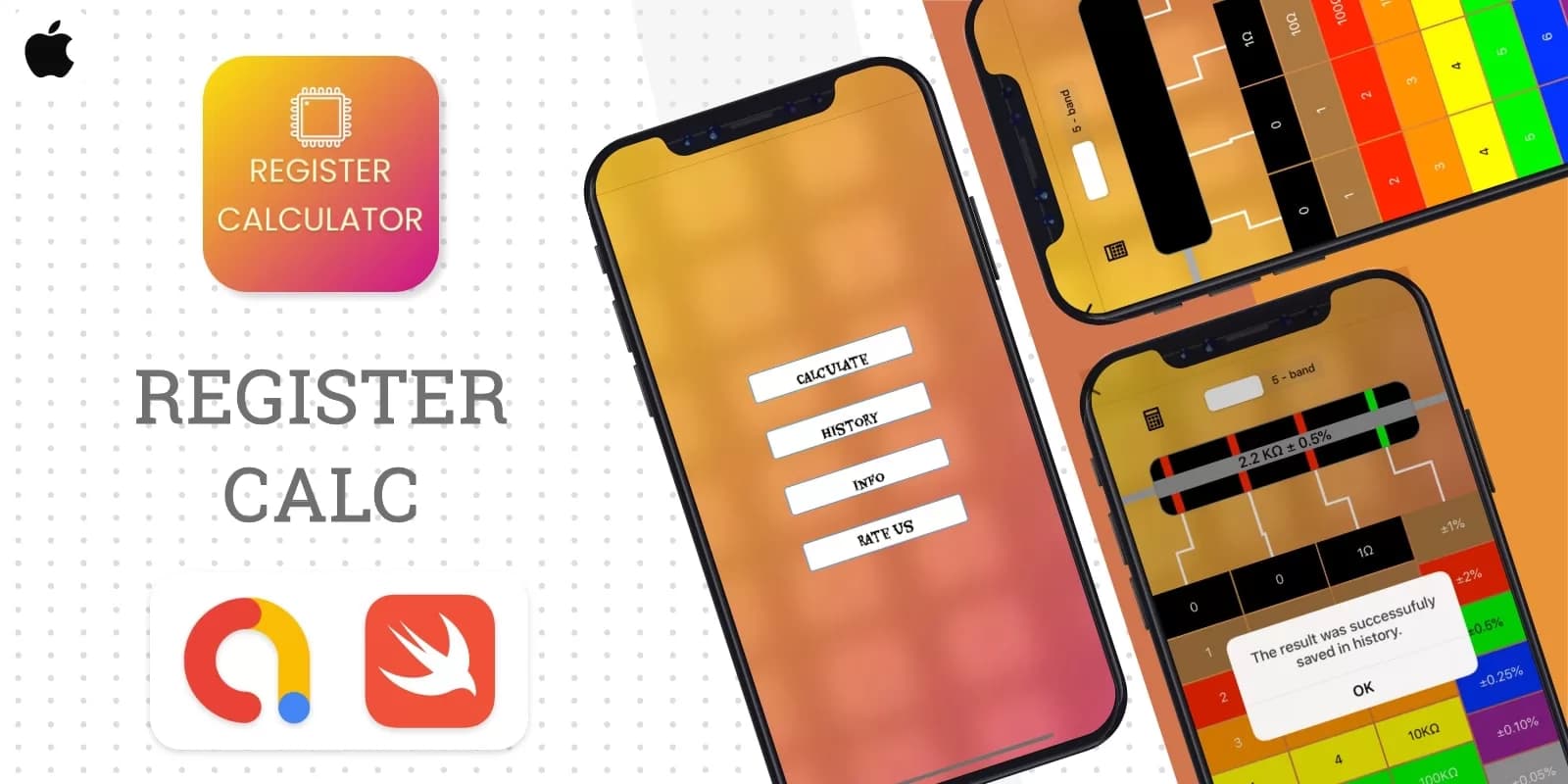 Register Calculator – iOS source Code