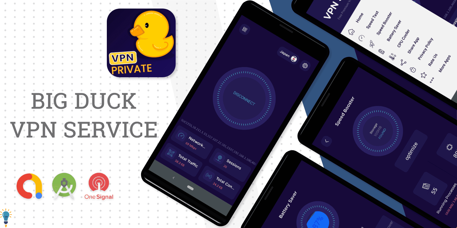 DuckVPN –  Big Duck VPN – Android App source Code