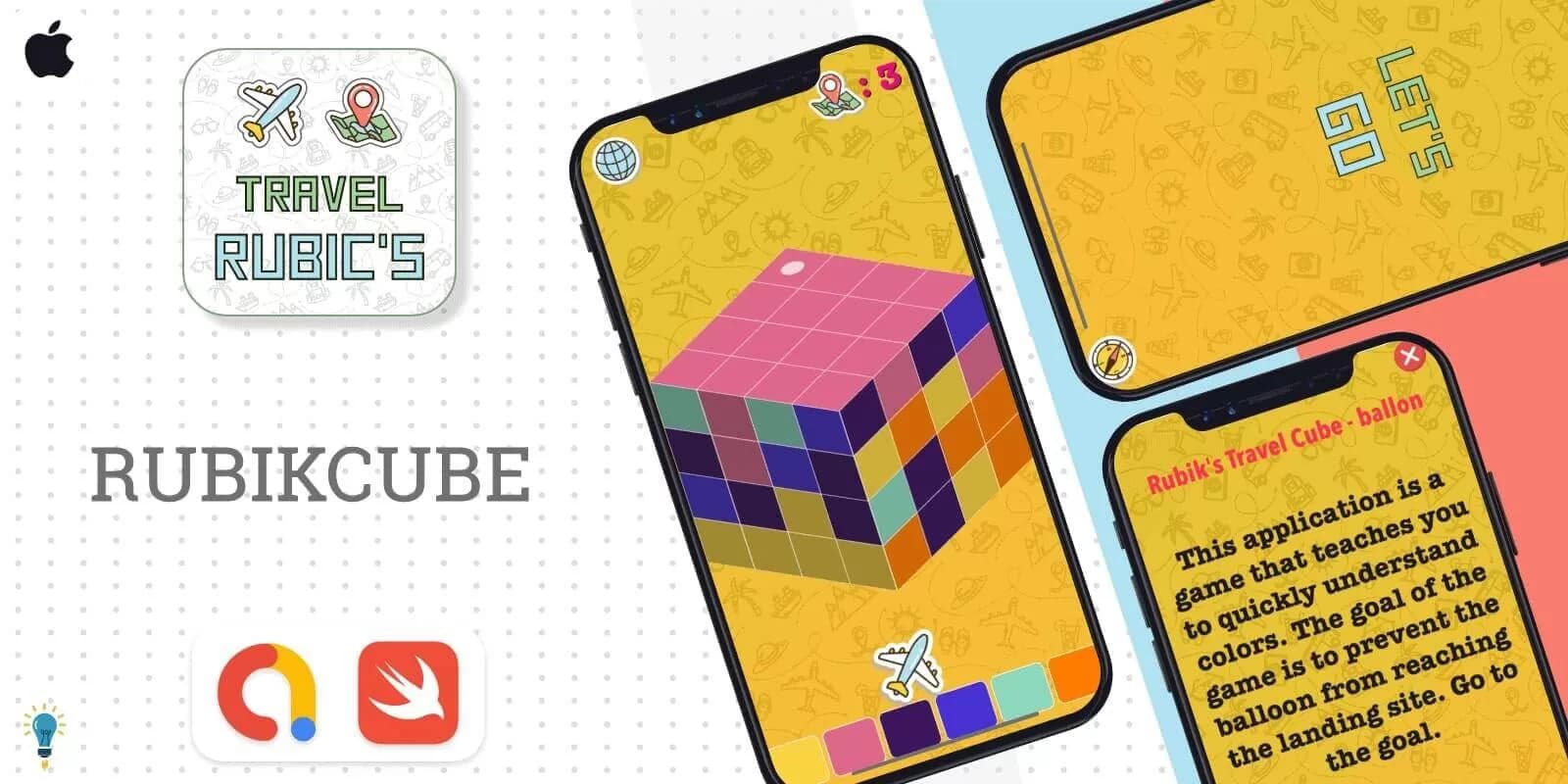 RubikSolver – 3D Rubik’s Cube Puzzle Game IOS Source Code