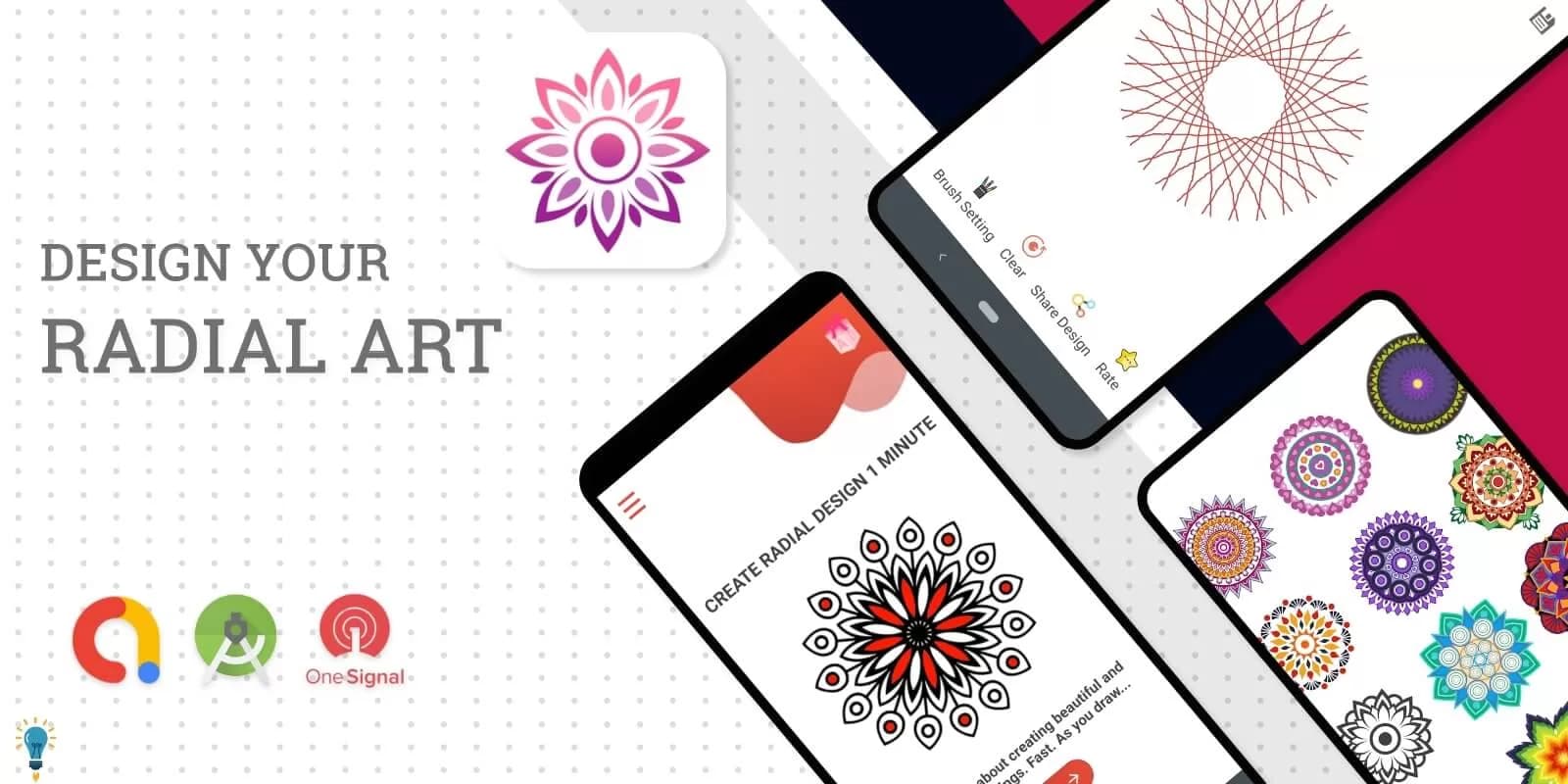 RadialArt β Radial Drawing β Android UI template
