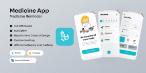 Medicine App โ Health & Medication Reminder- Flutter Source Code