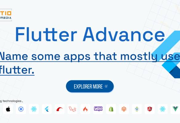 Name some apps that mostly use flutter.