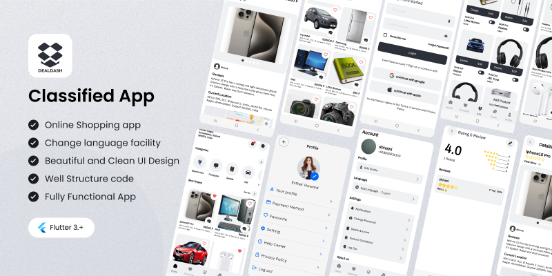 Multipurpose Classified Flutter App